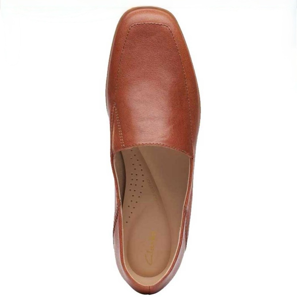 Clarks Sarafyna Freva Loafer Tan Leather - Picture 5 of 12
